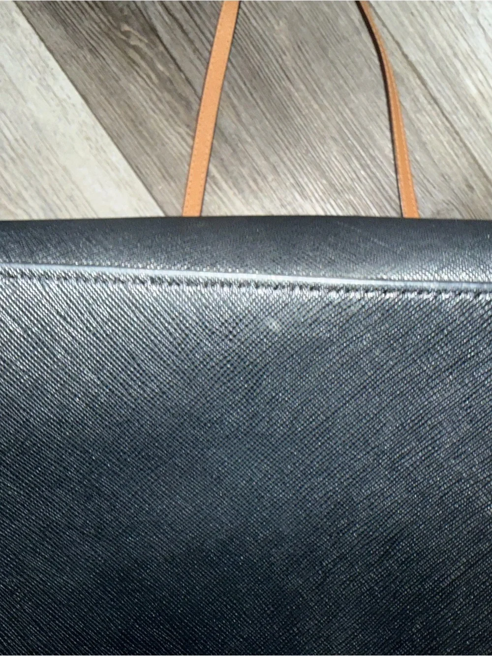 Michael Kors Camel Saffiano Leather Tote with Gold Hardware